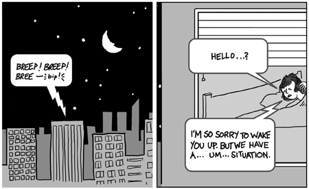 Teaser panels for Damage Control