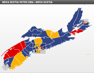 Cbcca Nova Scotia Votes Interactive Map 1 
